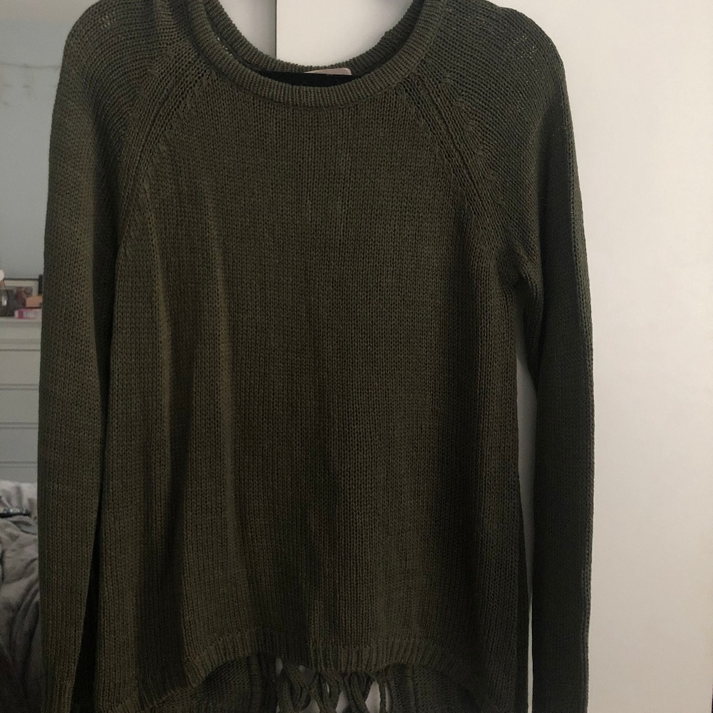 Forever 21 Olive Knit Sweater